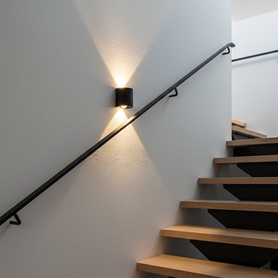 Applique murale escalier lumière pas trop forte