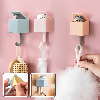 Crochets muraux dans la salle de bain