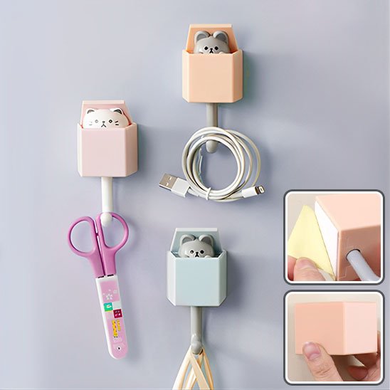 Crochets muraux dans une chambre