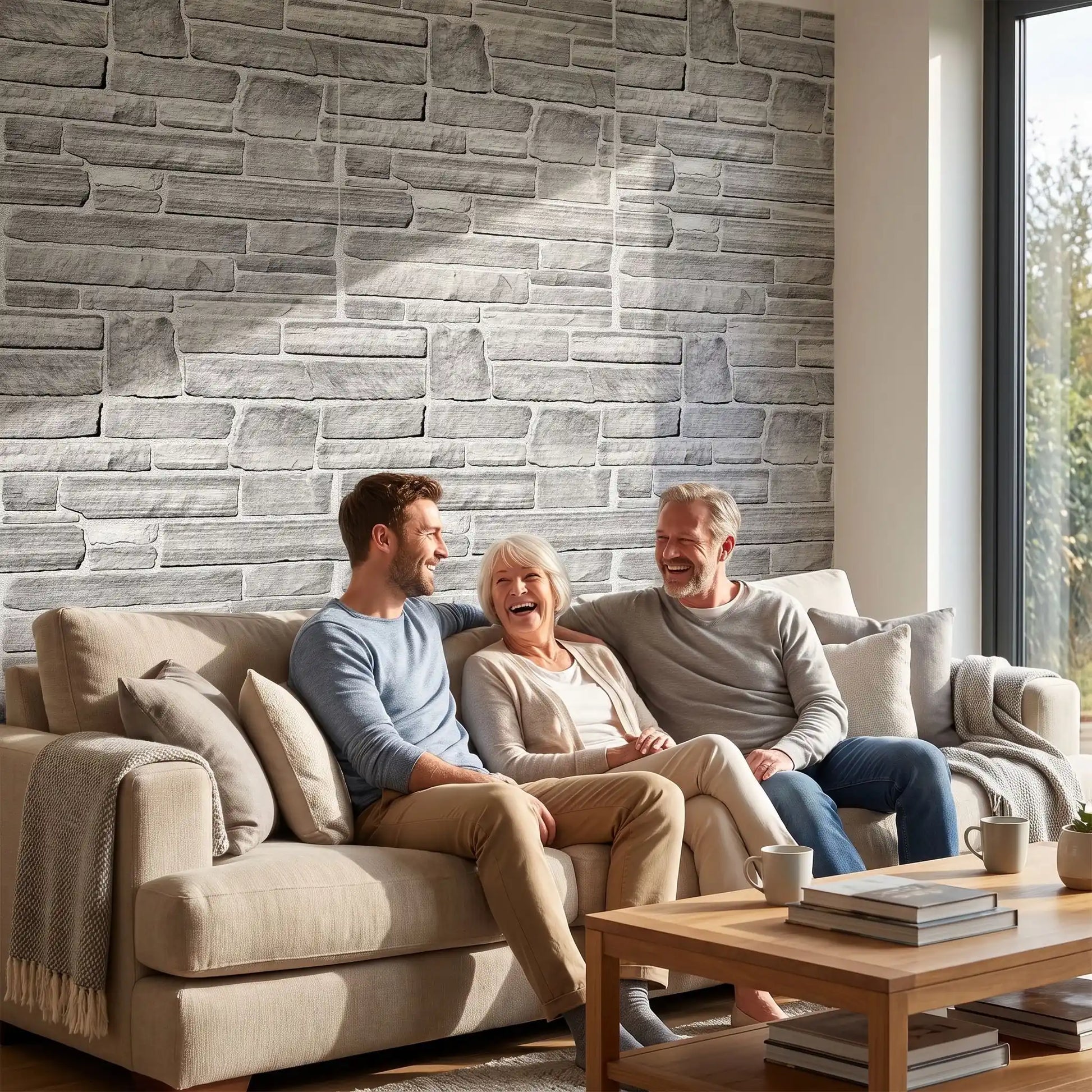 decoration panneau mural dans la salle familiale