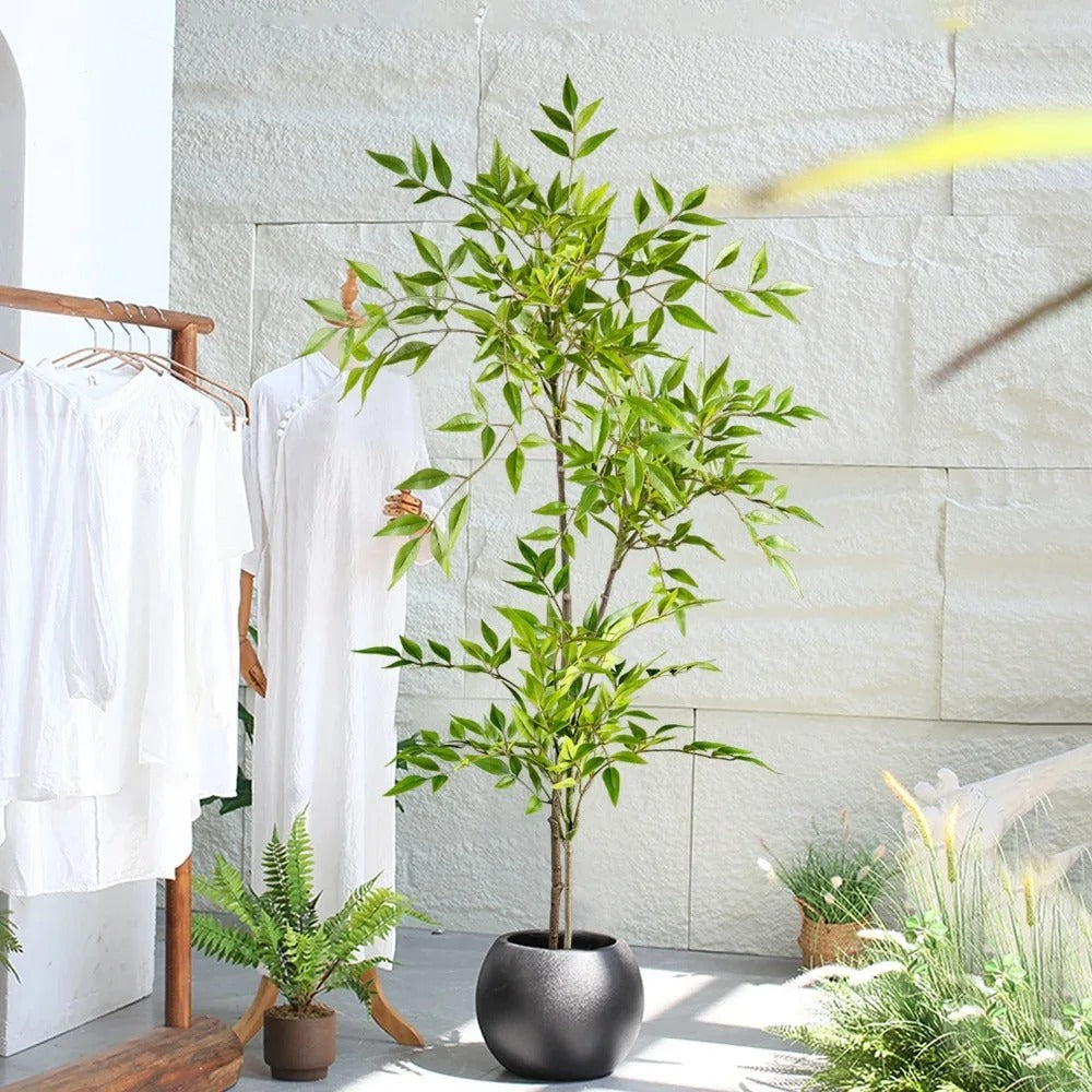 fausses plantes interieur trois taille