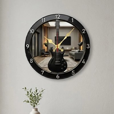Horloge design murale facile à lire