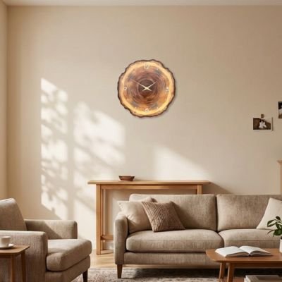 Horloge murale dans le salon