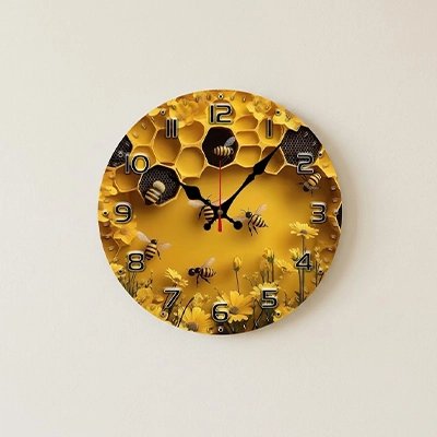 Horloge murale design facile à lire