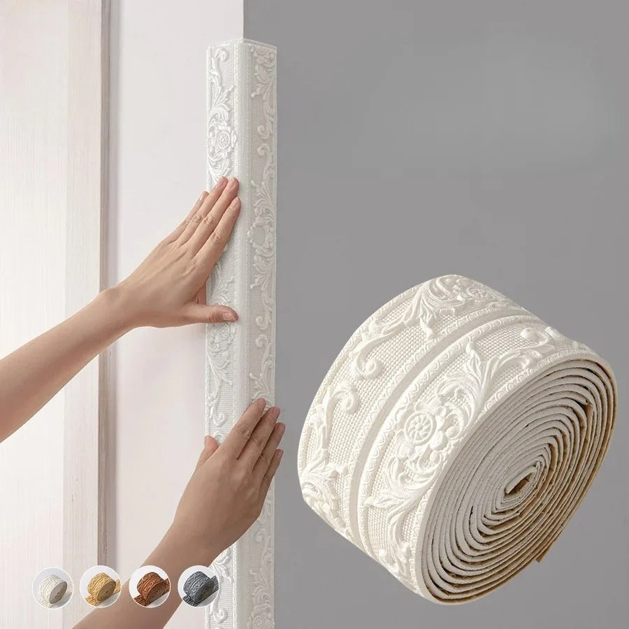moulure murale décorative quatre couleur