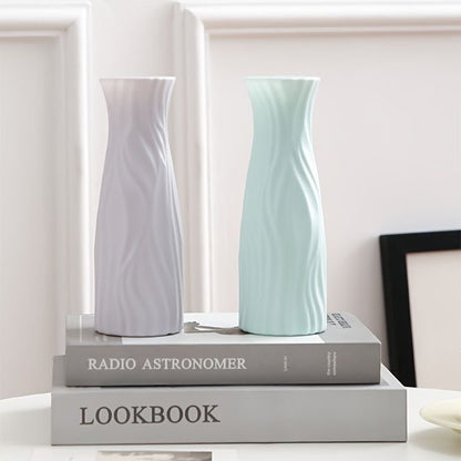 Vase bleu et blanc