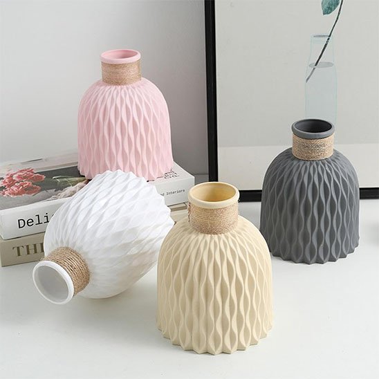 Vase quatre couleurs